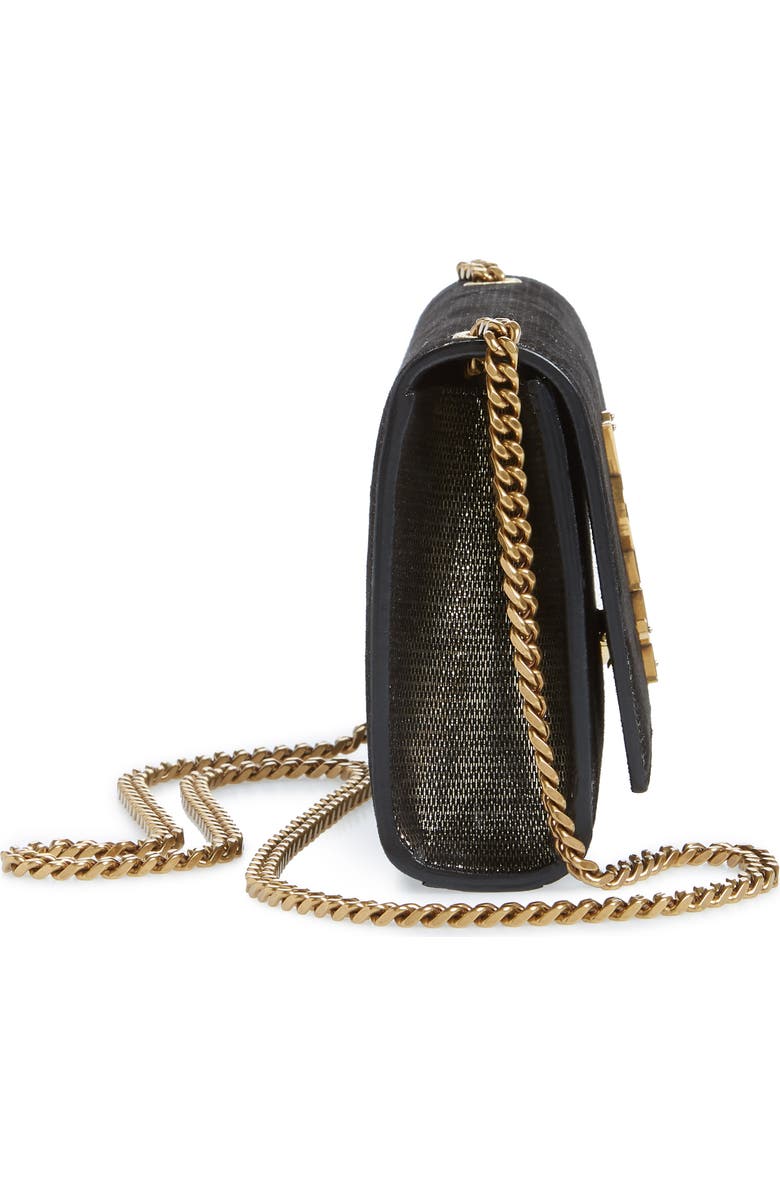 Saint Laurent Small Kate Lambskin Chain Crossbody Bag, Alternate, color,