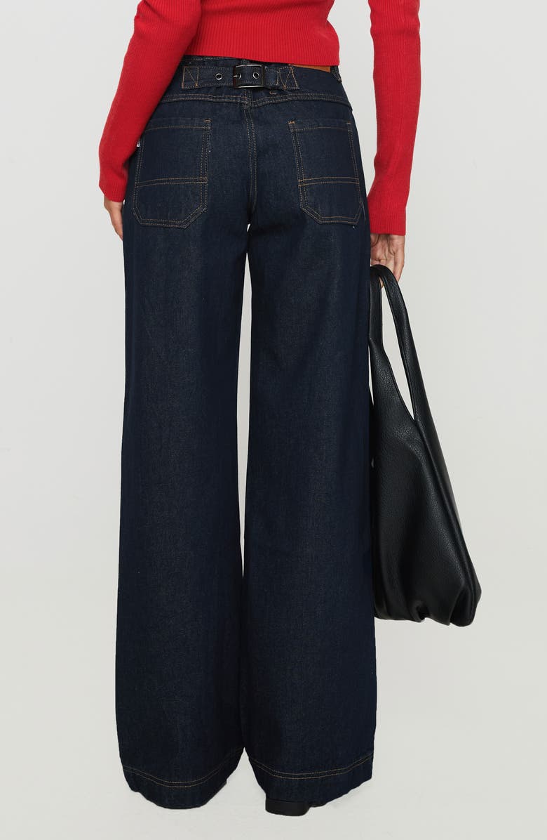 Princess Polly Jankins Low Rise Baggy Wide Leg Jeans, Alternate, color, 