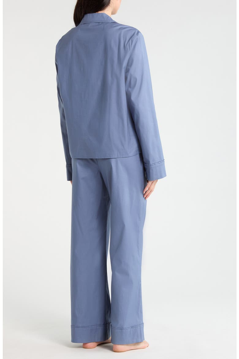 Coco Stretch Organic Cotton Pajamas, Alternate, color, CORNFLOWER
