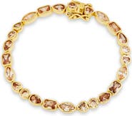 SAVVY CIE JEWELS Multishape Cubic Zirconia Bracelet