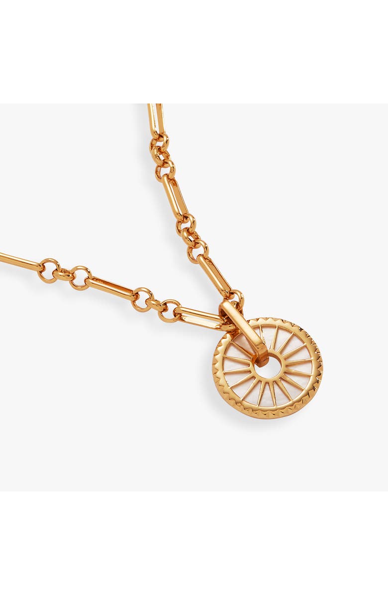 Alex and Ani Mother of Pearl Starburst Toggle Necklace, Alternate, color, 