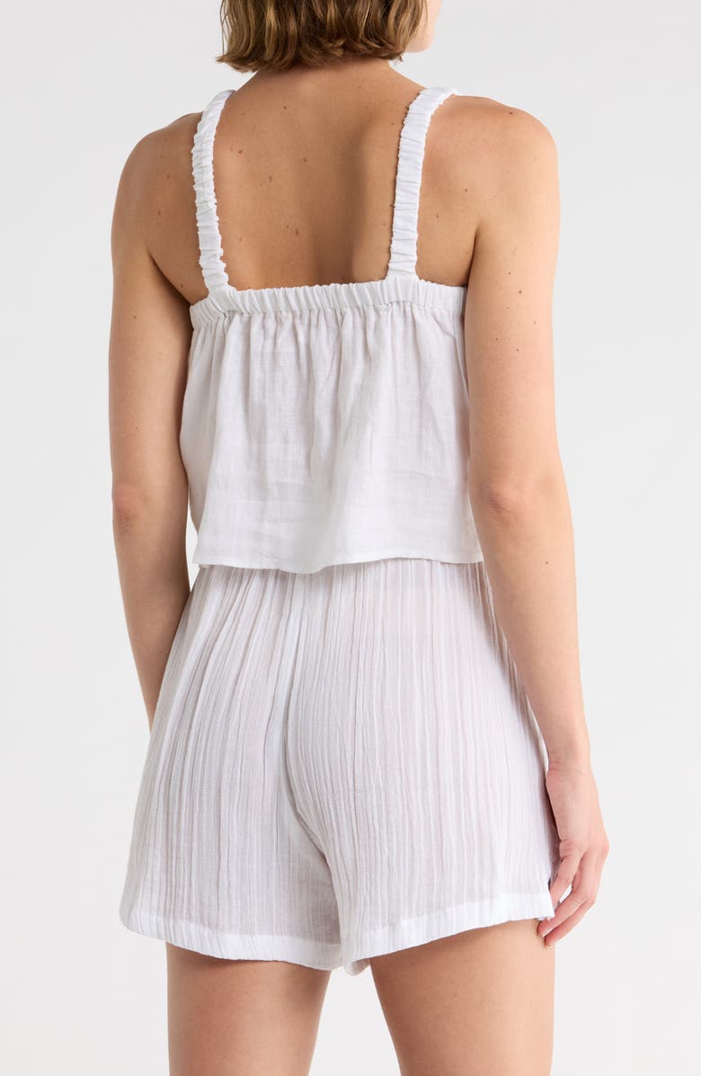 Vitamin A<sup>®</sup> Tallows Crop Cover-Up Top, Alternate, color, White