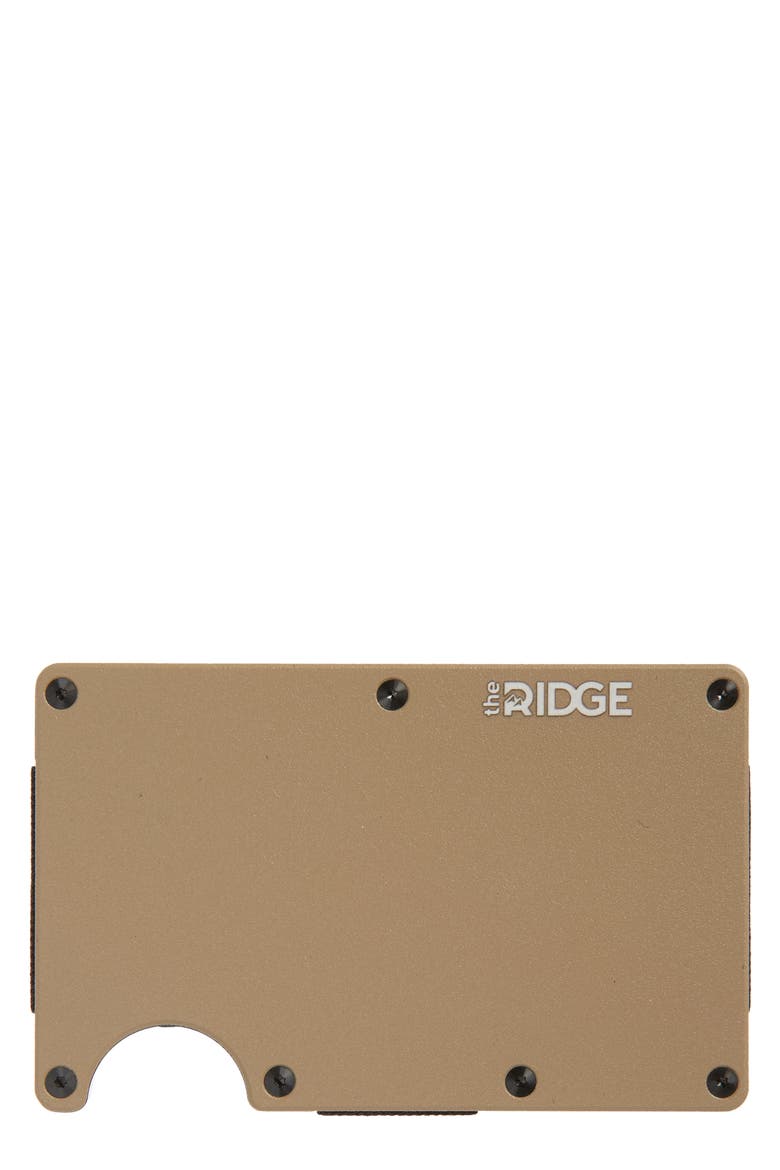Metal Aluminum RFID Cash Strap, Main, color, MOJAVE TAN