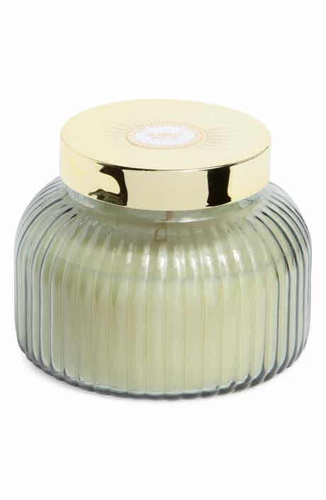 PORTOFINO CANDLES Victoria Rose Ribbed Garden Jar Candle