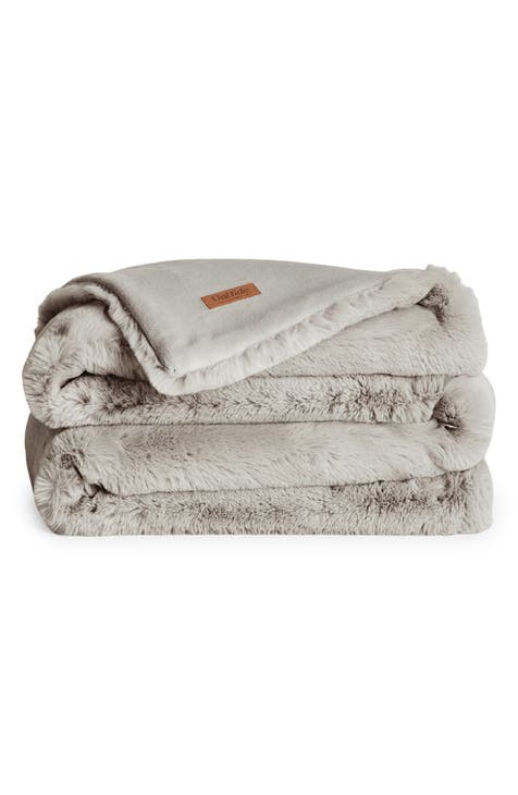 Unhide faux fur blanket sale