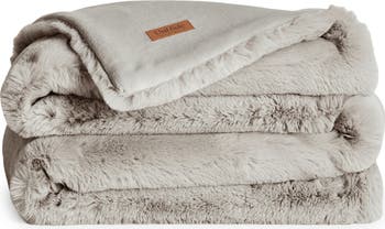 UnHide The Marshmallow 2.0 Medium Faux Fur Throw Blanket Nordstrom