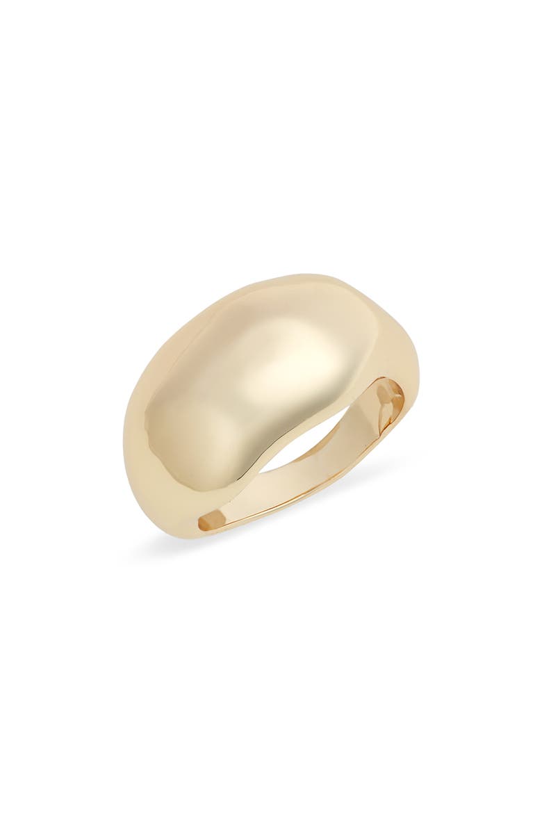 Sculpted Dome Ring, Main, color, GOLD