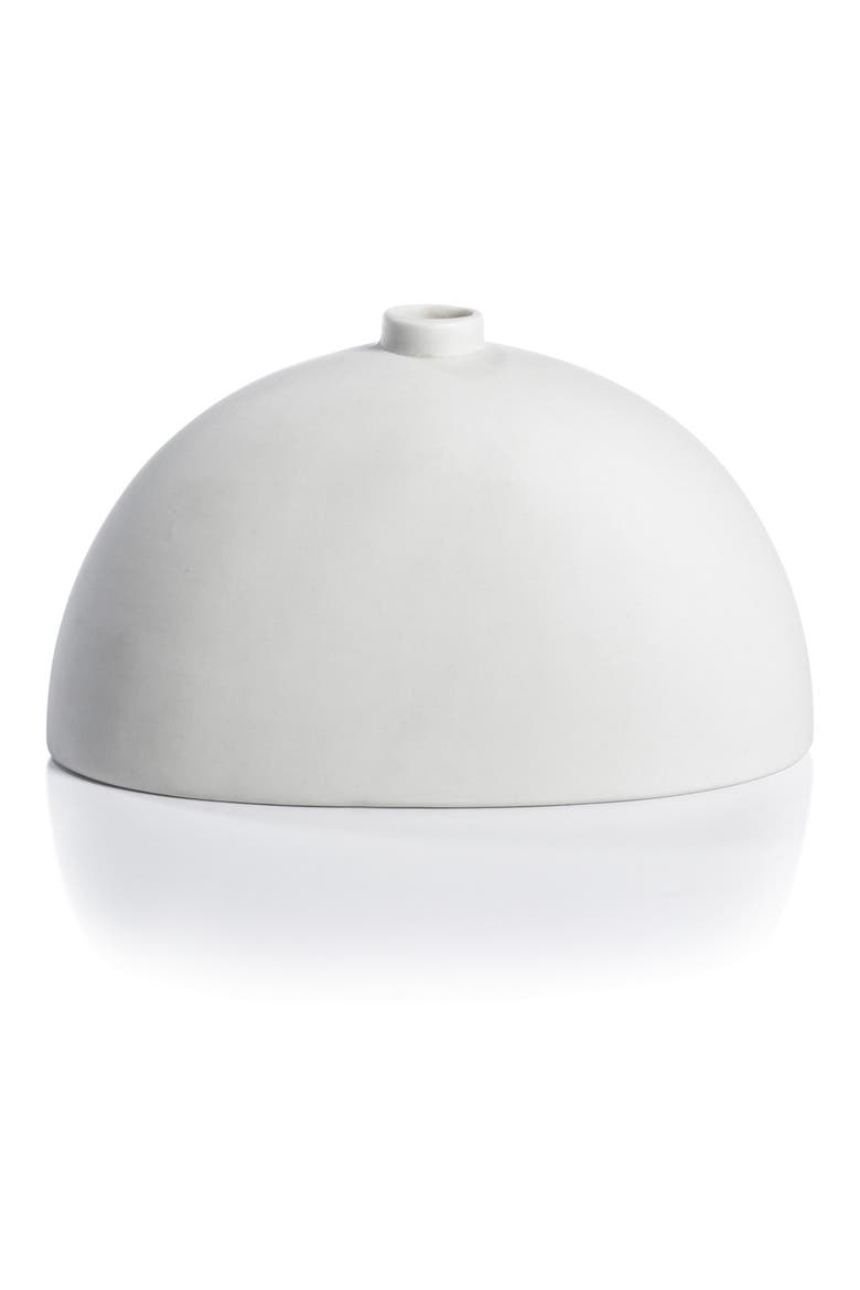 Lucca Ceramic Vase, Main, color, WHITE