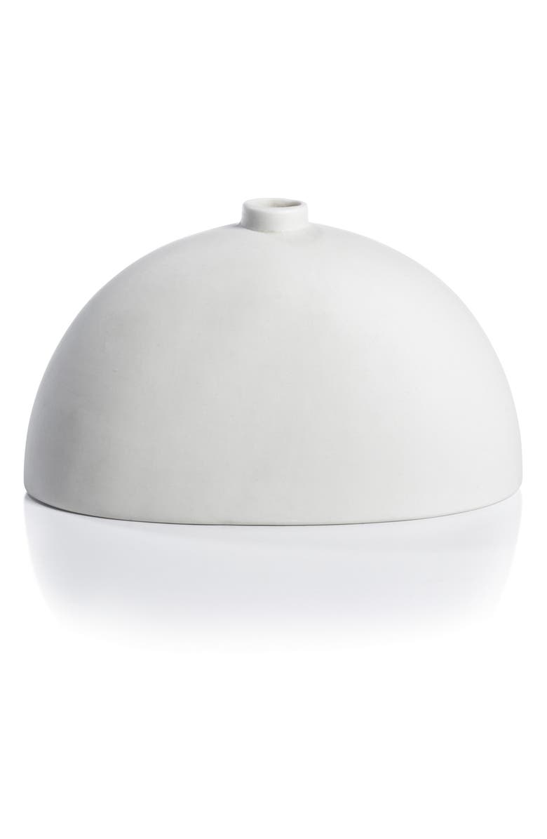 Zodax Lucca Ceramic Vase, Main, color, White