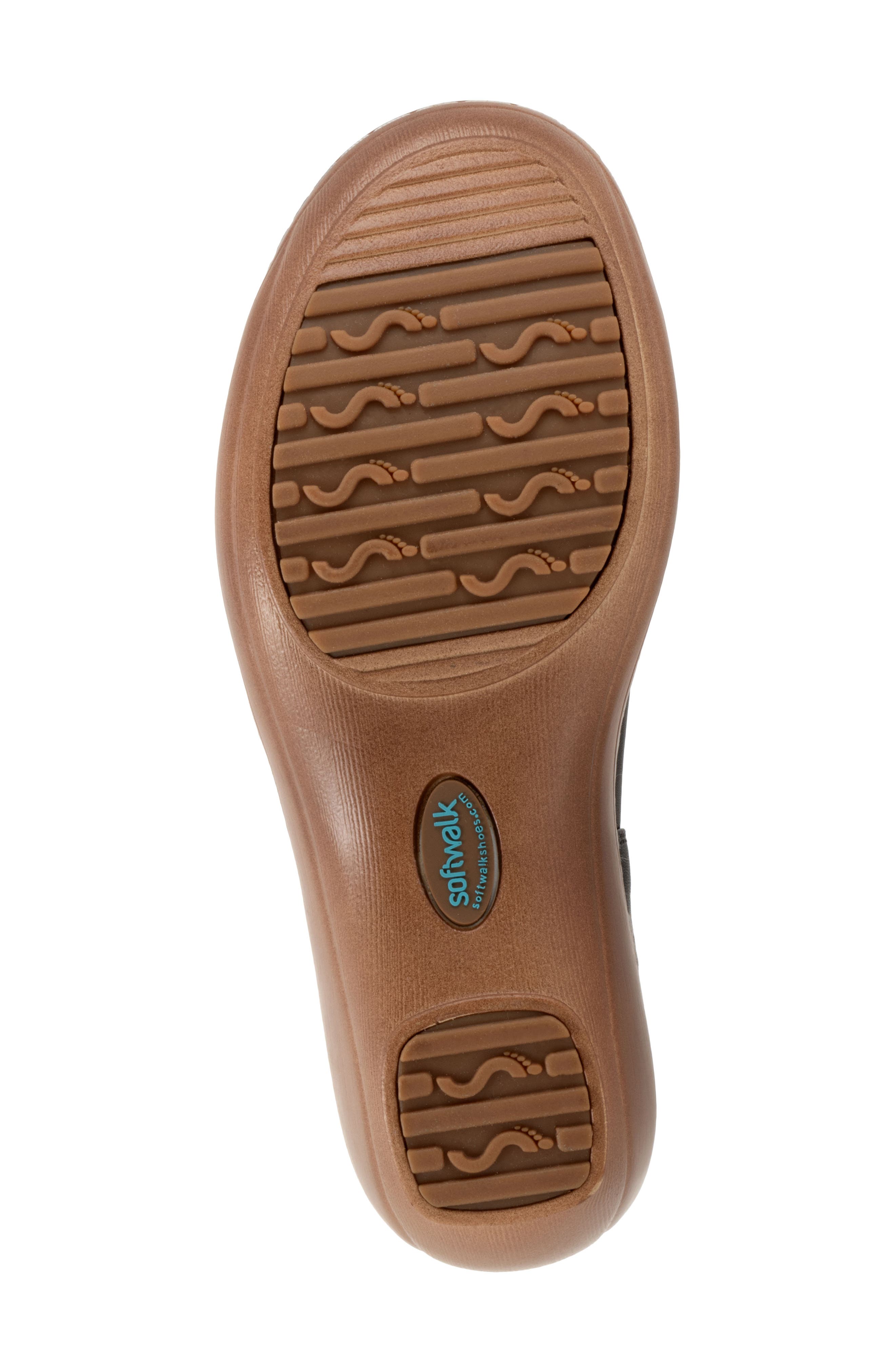 SoftWalk<sup>®</sup> Miri Ankle Strap Platform Wedge Clog, Alternate, color, Black