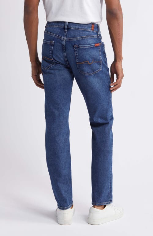 7 For All Mankind Austyn Squiggle Relaxed Straight Jeans In City Lights