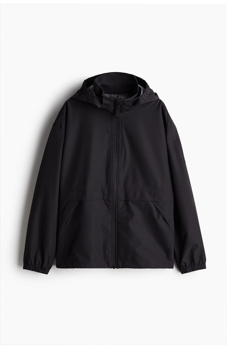 H&M Unisex Rain Jacket With Stormmove, Main, color, Black
