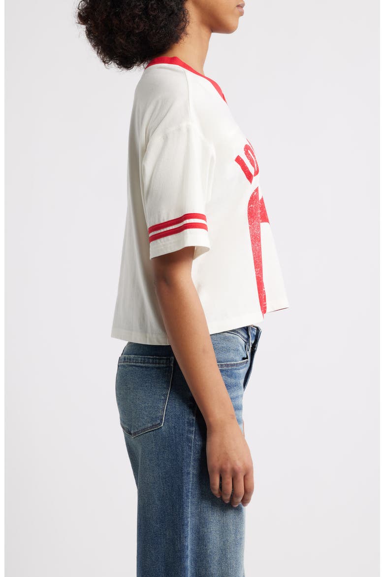 Los Angeles Graphic Football T-Shirt, Alternate, color, MARSHMALLOW