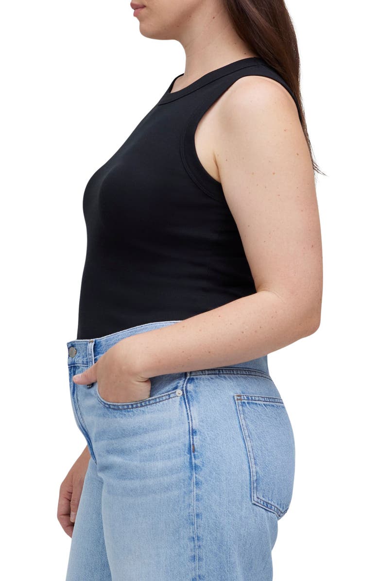 Madewell Supima<sup>®</sup> Cotton Rib Cutaway Tank, Alternate, color,