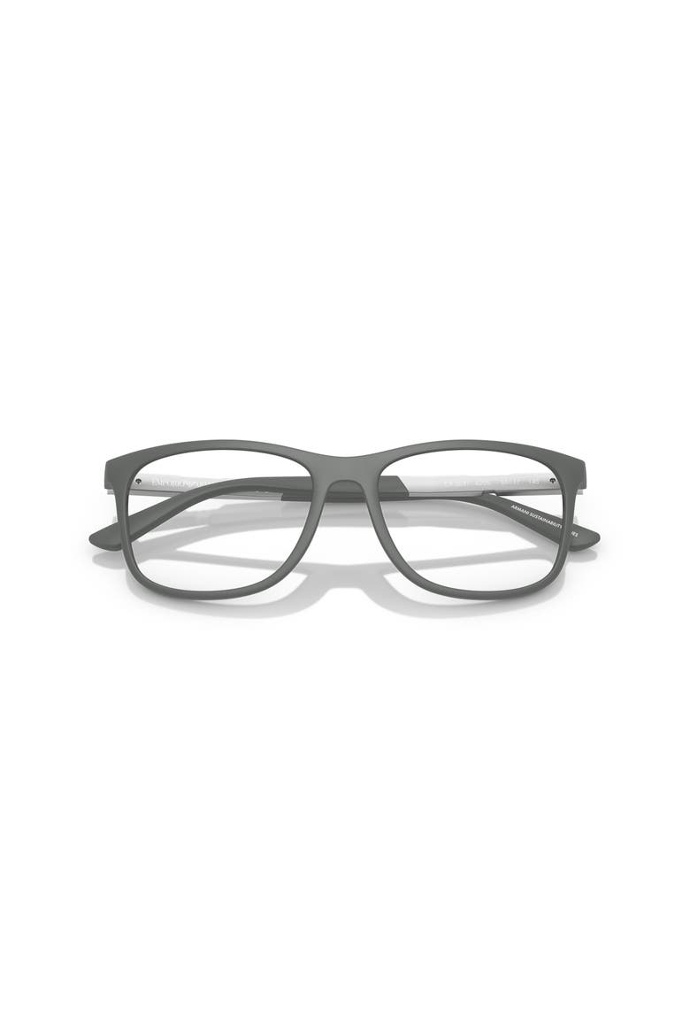55mm Rectangle optical glasses, Alternate, color, Grey