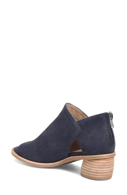 Söfft Carleigh Peep Toe Bootie In Blue