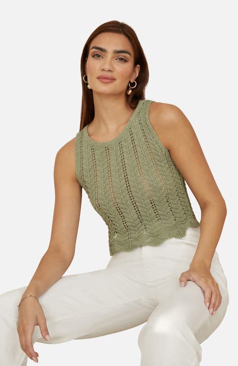 Crochet Knitted Tank Top