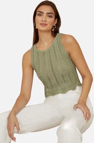 Yumi Crochet Knitted Tank Top