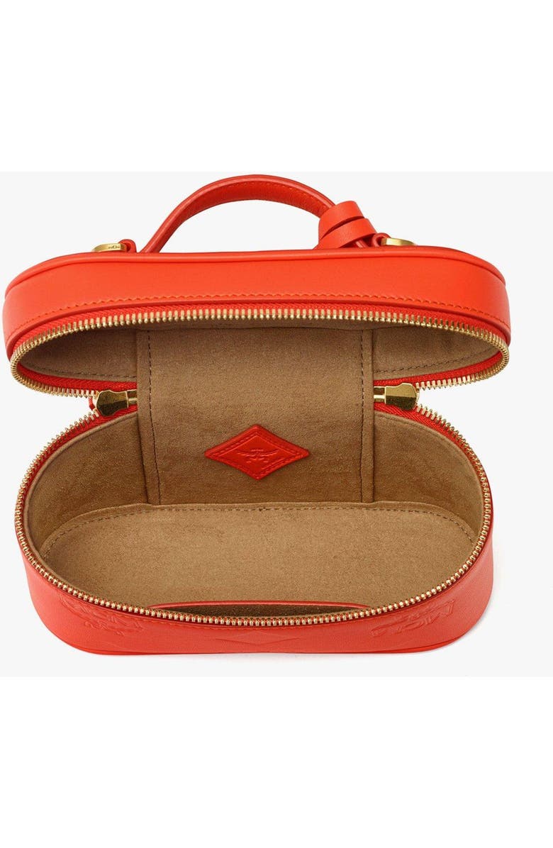 MCM Aren Vanity Case in Maxi Monogram Leather, Alternate, color,