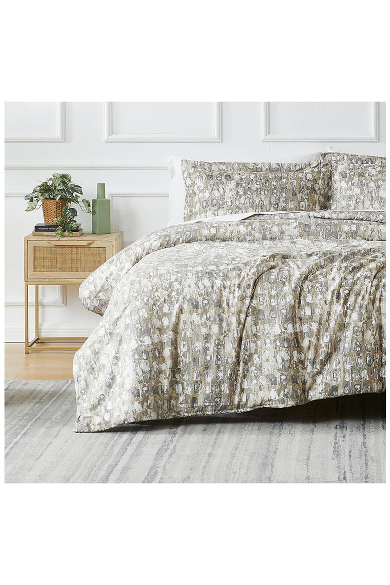 Rhythm Duvet Cover & Sham Set, Alternate, color, TAUPE
