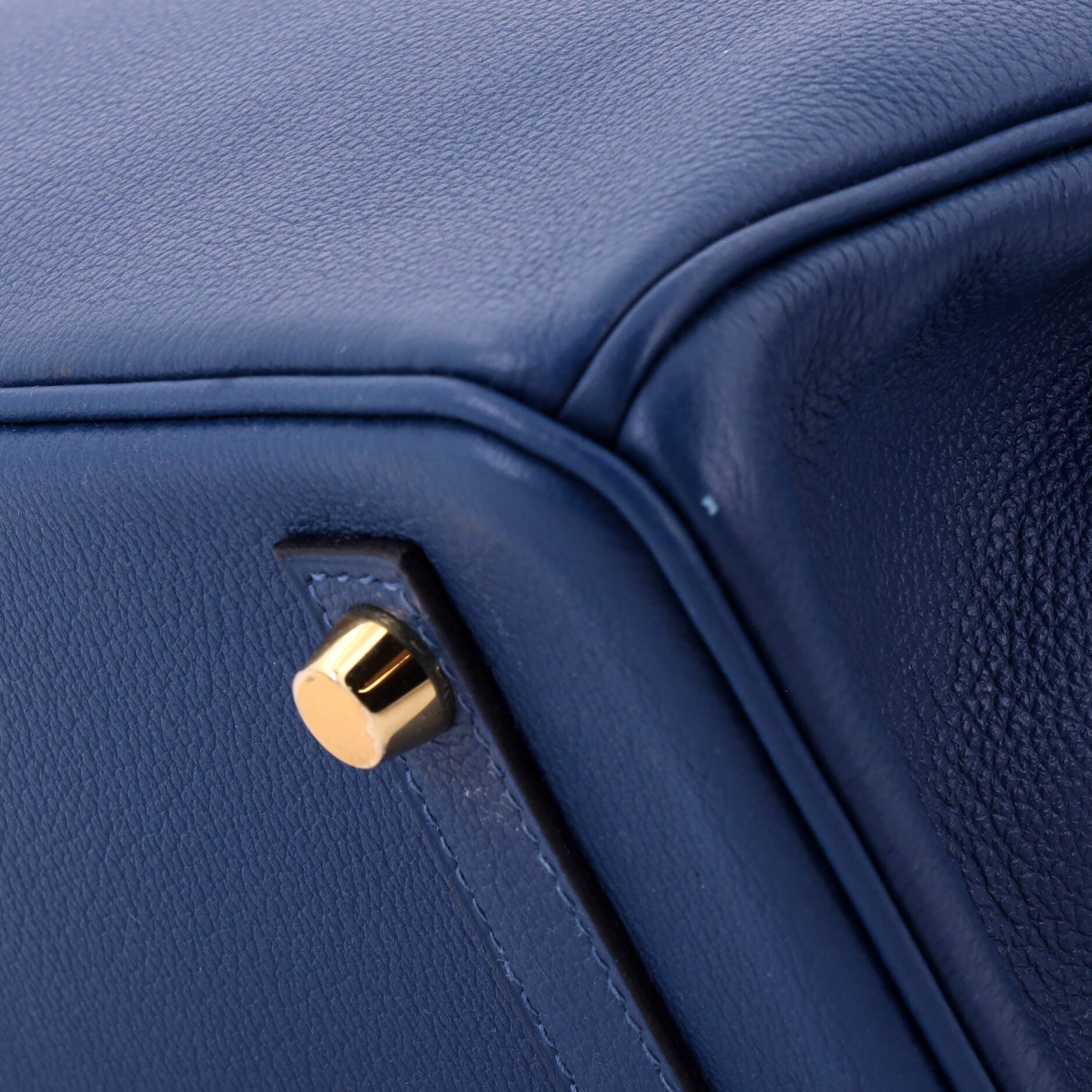 Birkin Handbag Blue Novillo with Gold Hardware 25, Alternate, color, Blue