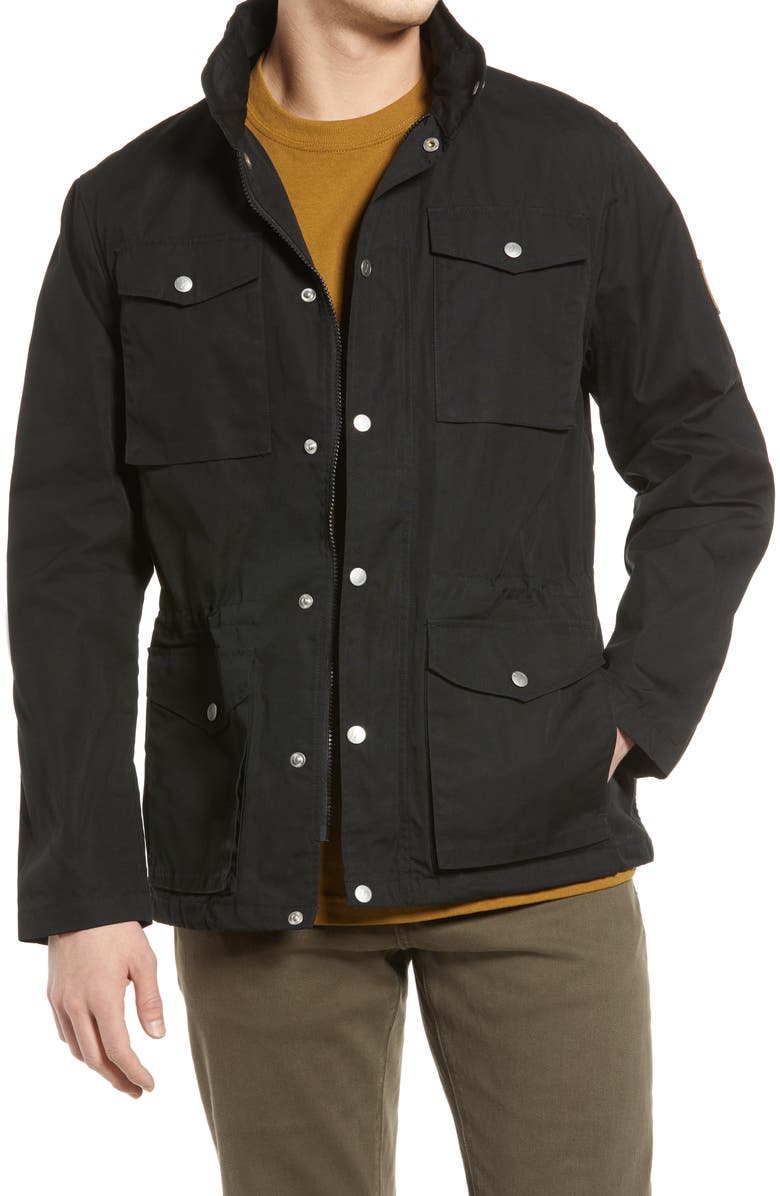 Fjällräven Räven Water Resistant Field Jacket, Main, color,