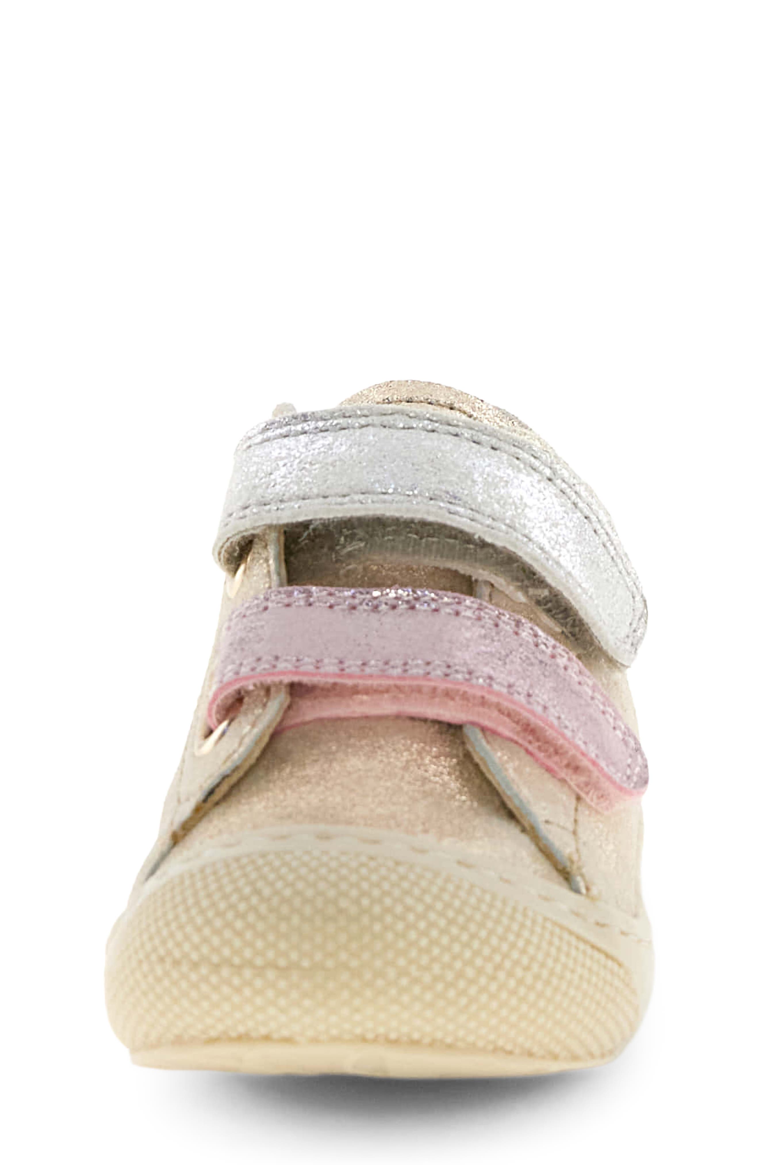 Naturino Kids' Corkel VL Sneaker, Alternate, color, Silver/ Gold Multi