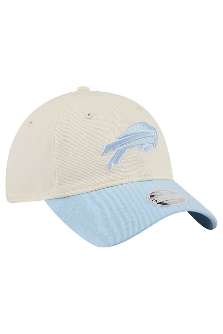 Women's New Era Cream/Coastal Blue Buffalo Bills 9TWENTY Adjustable Hat, Alternate, color, Cream