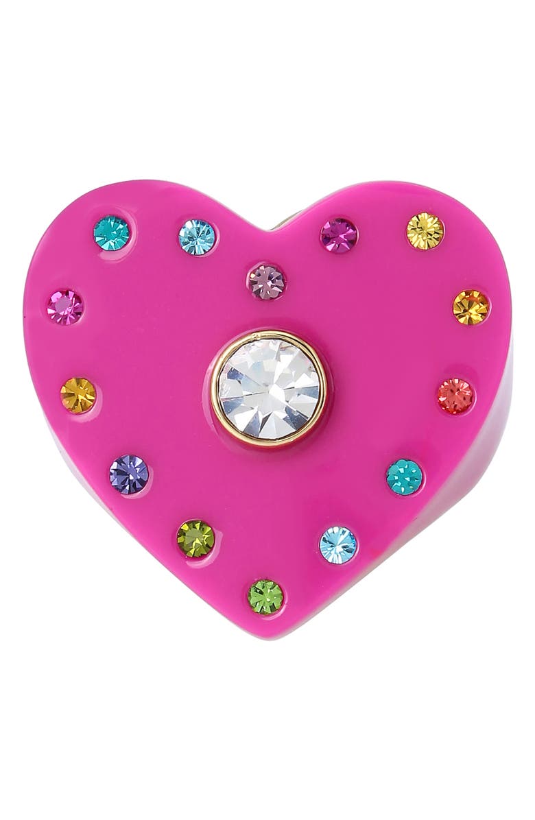 Kurt Geiger London Heart Cocktail Ring, Alternate, color,