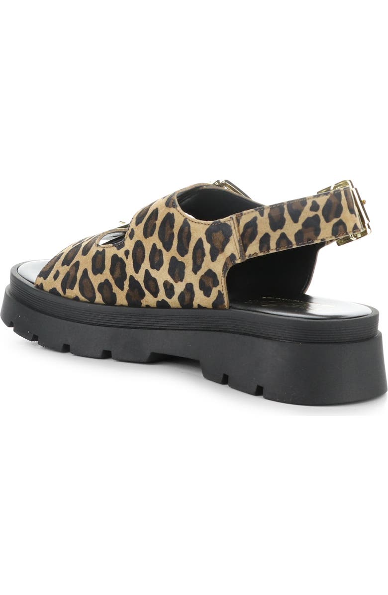 Bos. & Co. Cipher Slingback Platform Sandal, Alternate, color, Leopard