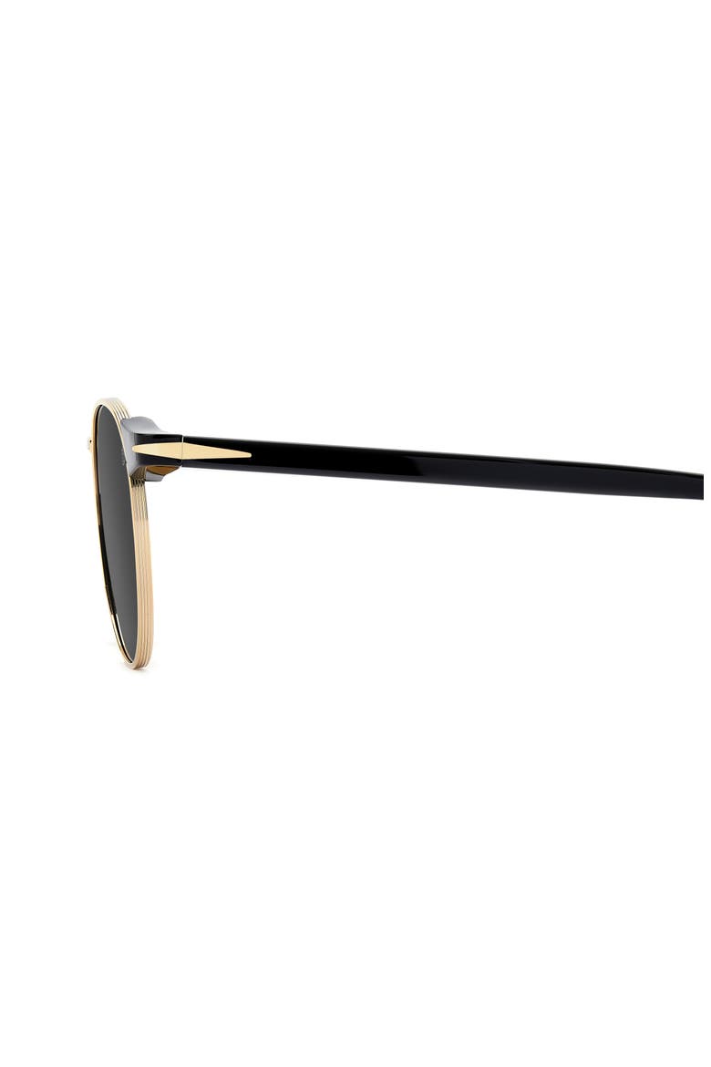 DB 1223/S 49mm Round Sunglasses, Alternate, color, GOLD BLACK/ GREY