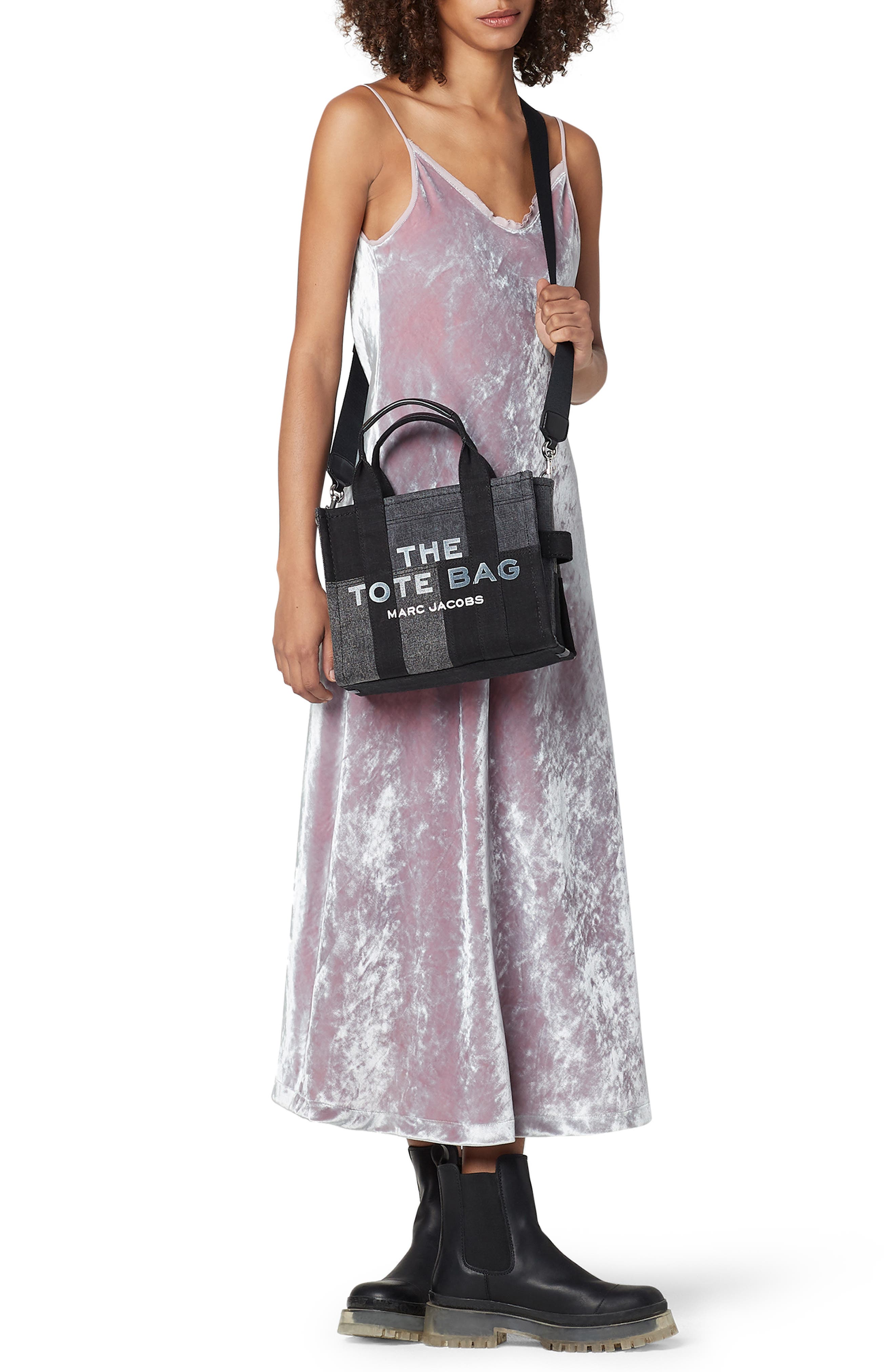 Marc Jacobs The Denim Small Tote Bag, Alternate, color, 