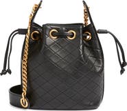 Saint Laurent Cassandre Quilted Leather Bucket Bag