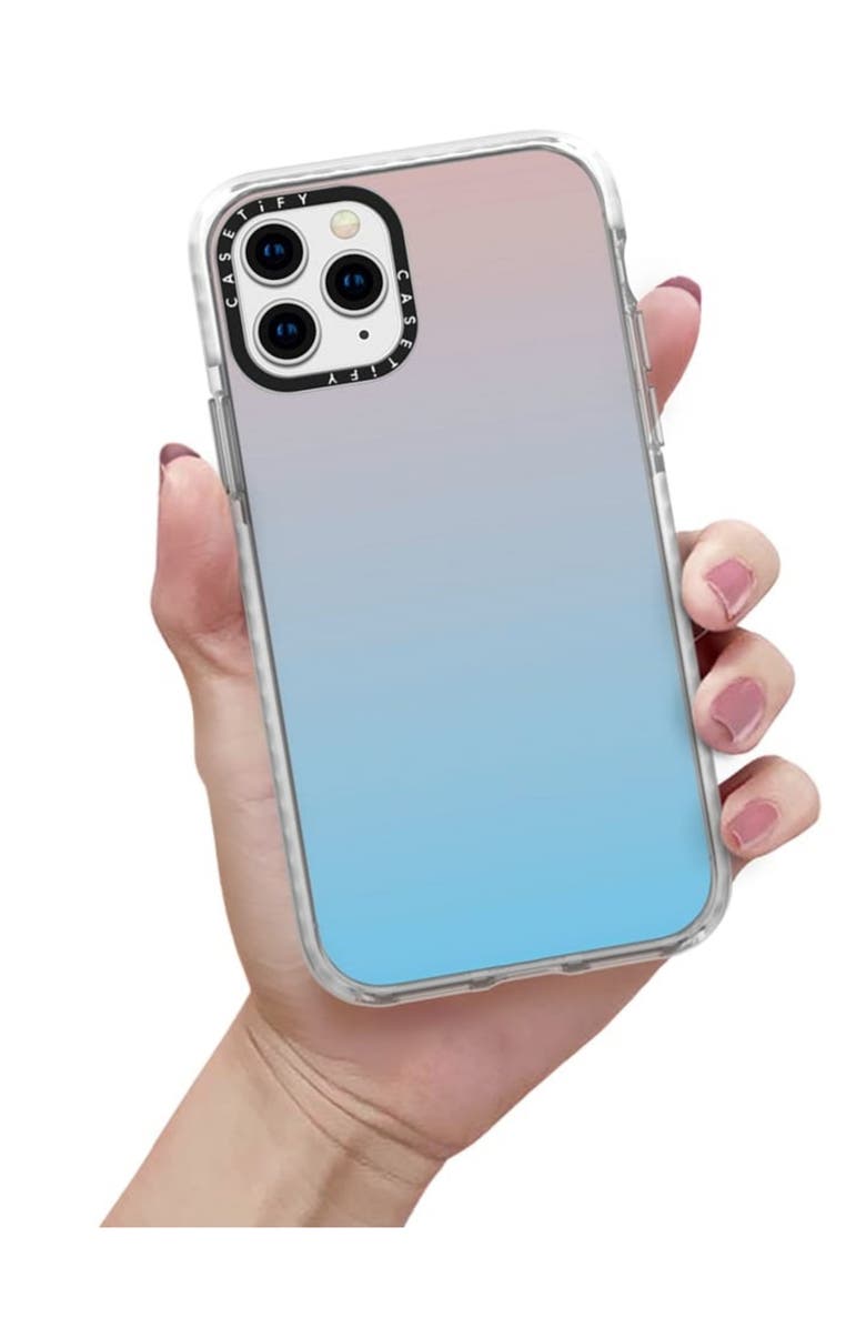 CASETiFY Blue Pink Gradient iPhone 11 Pro Phone Case, Alternate, color,