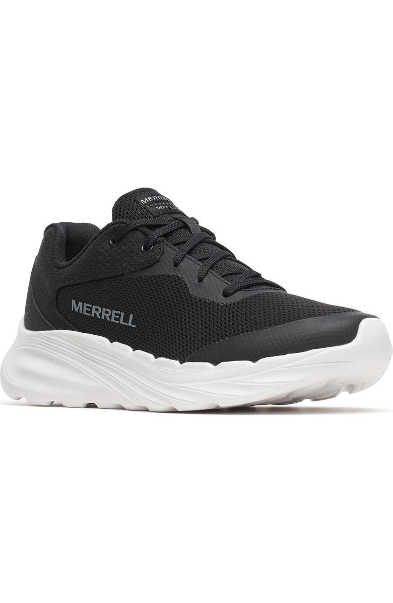Merrell Morphaxis Trail Running Shoe, Main, color, Black/ White