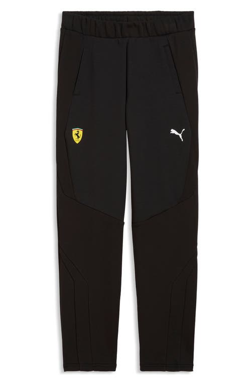 Puma Kids' Ferrari Cotton Blend Sweatpants In Black