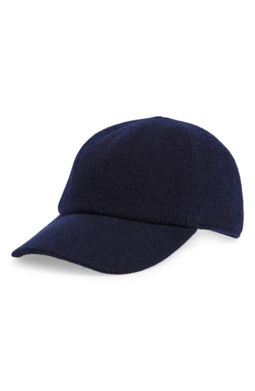 Robert Barakett Wool & Cashmere Baseball Cap In Navy