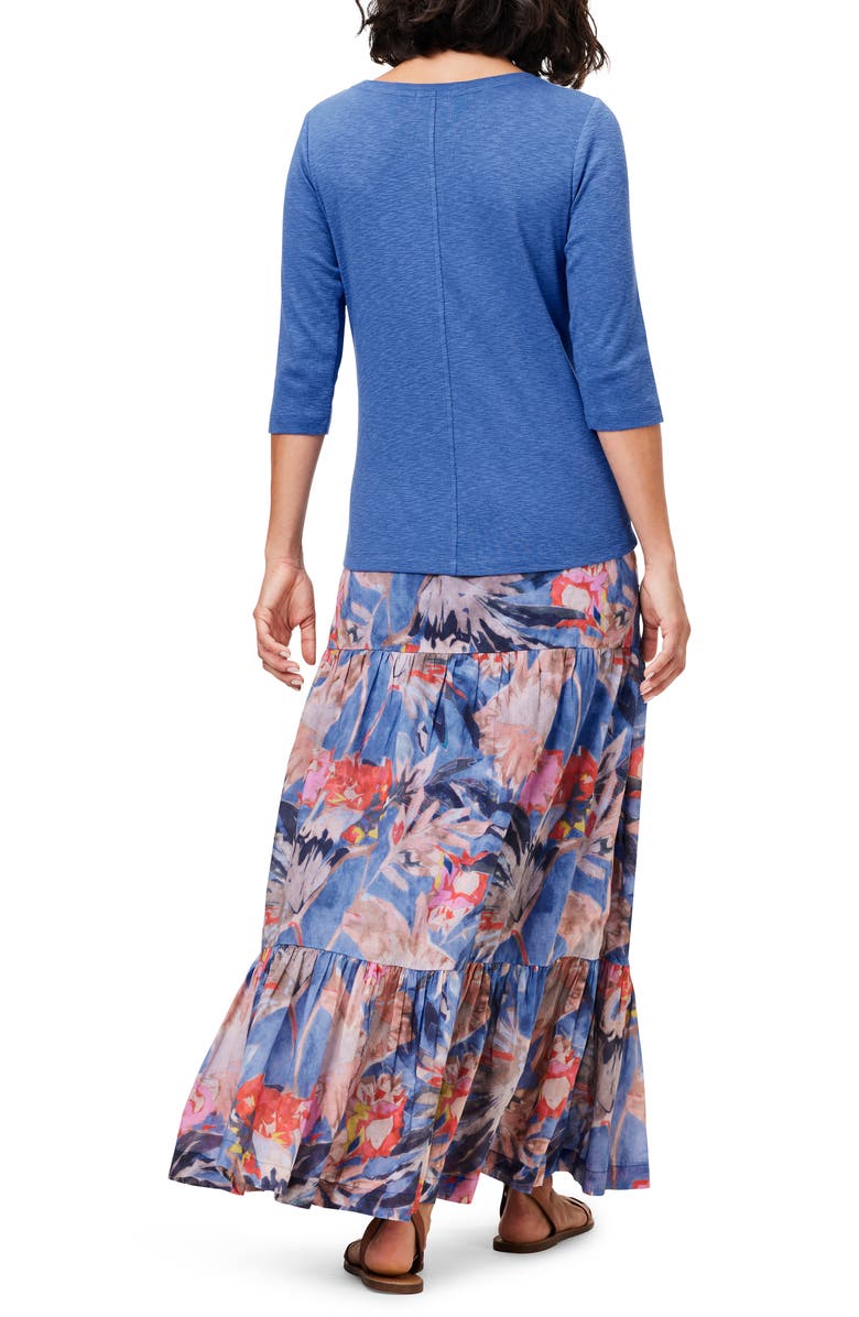 NZT by NIC+ZOE Boat Neck Cotton T-Shirt, Alternate, color,