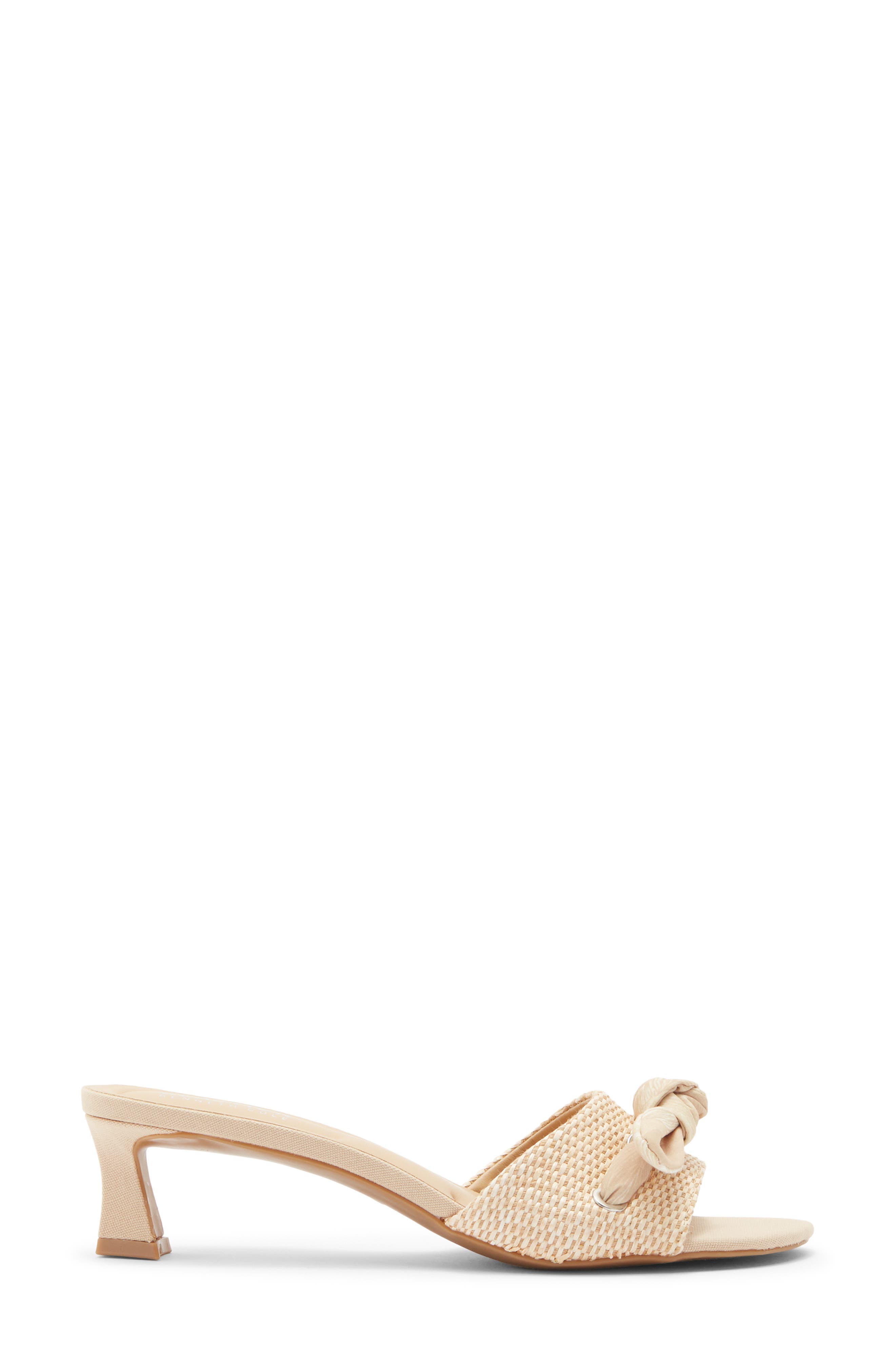 Reaction Kenneth Cole Bahama Tie Heel Sandal, Alternate, color, Natural/ Natural