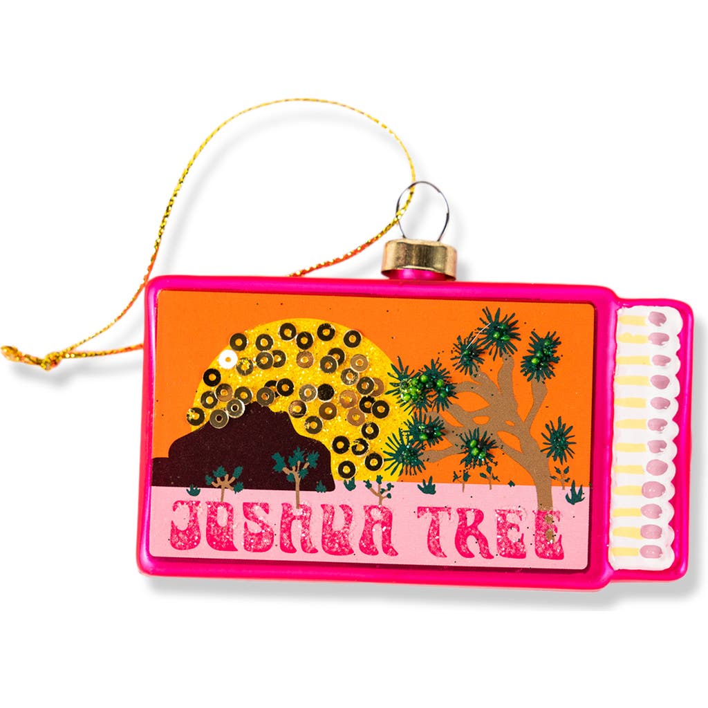 Furbish Matchbook Ornament In Pink