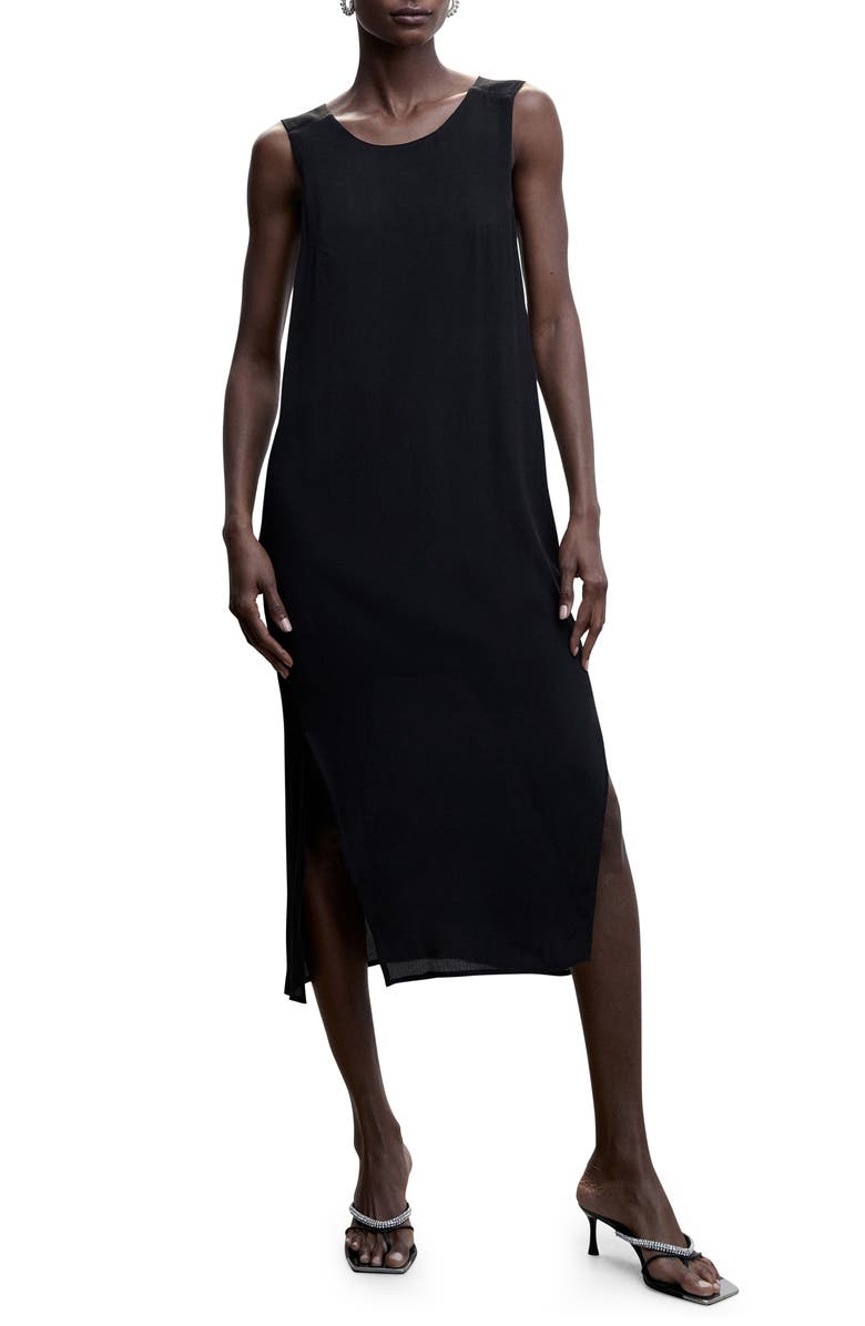 MANGO Scoop Neck Tank Dress, Main, color, 