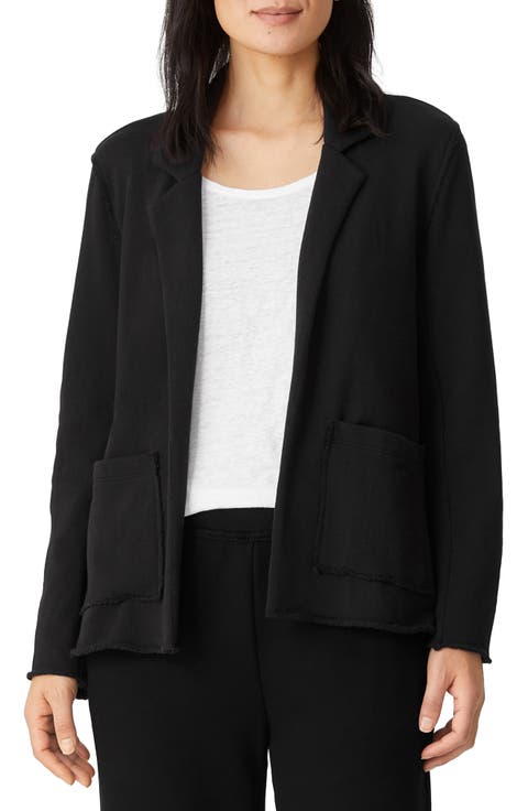 Knit Organic Cotton Blazer