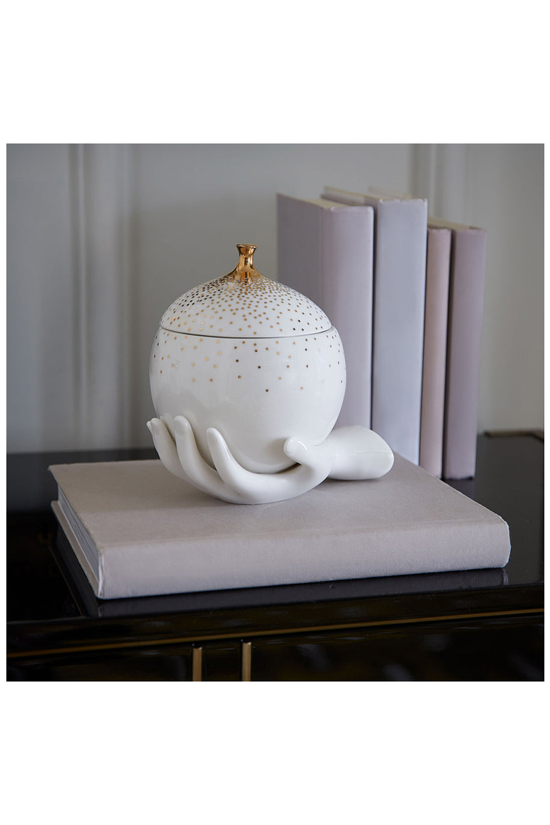 Gilded Eve Box, Alternate, color, White / Gold