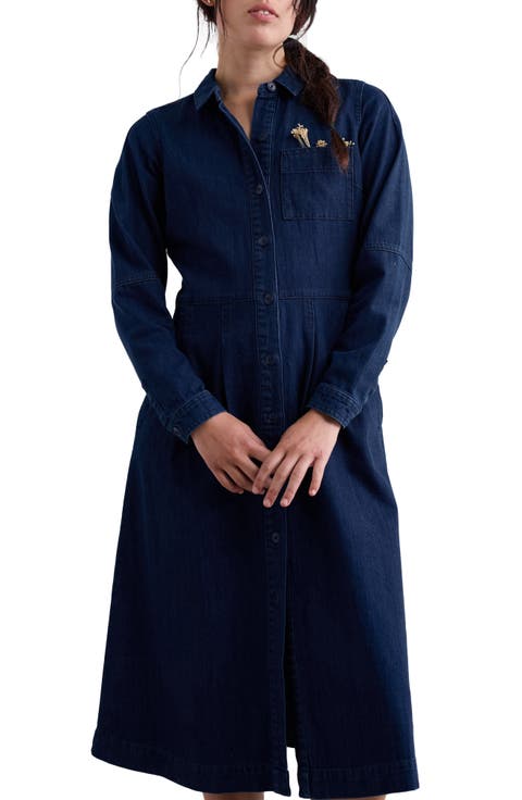 Outlines Denim Shirtdress