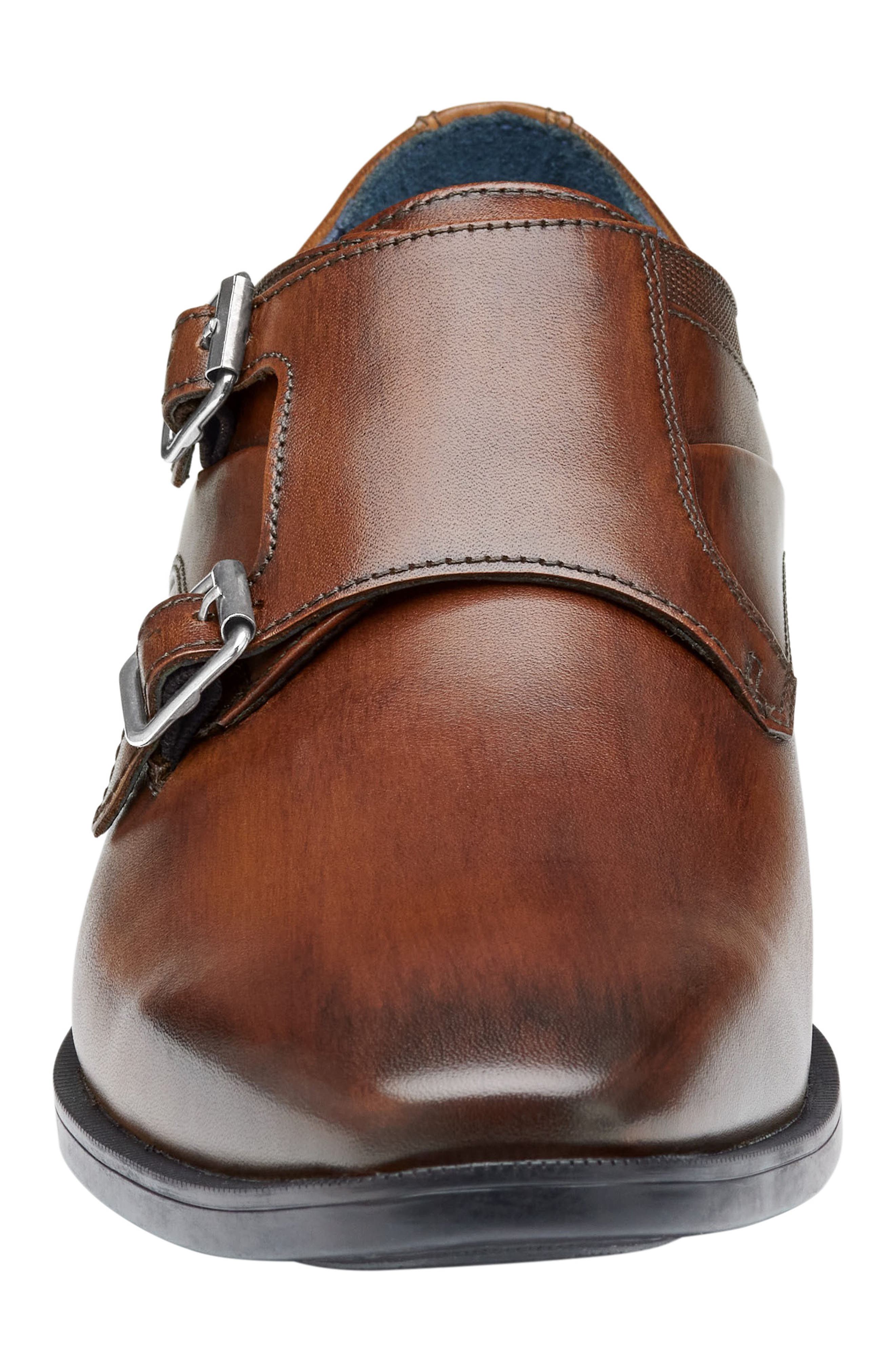 Gibbons Monk Shoe, Alternate, color, BROWN FULL GRAIN