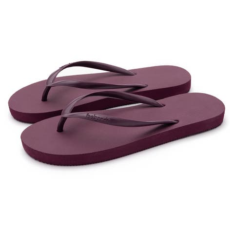 Women's Slimz Core Natural Rubber Flip-Flop Thong Sandals