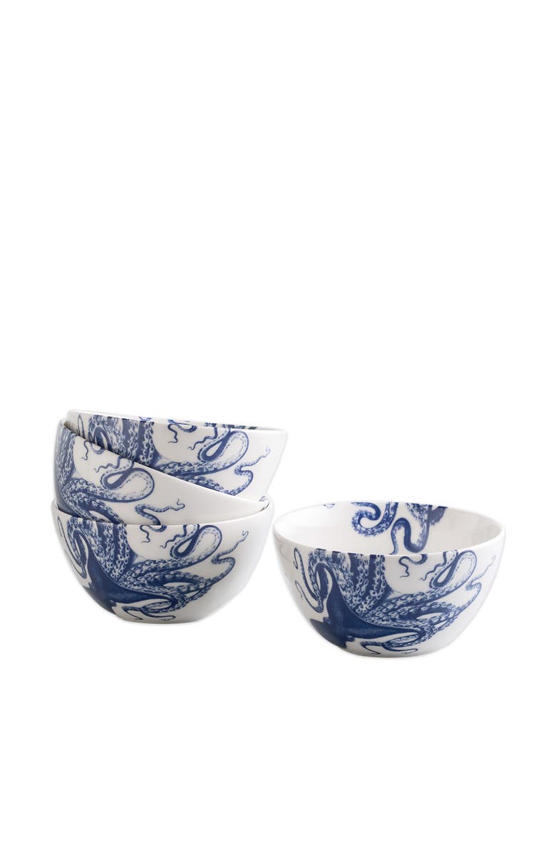 Caskata Lucy Cereal Bowl - Porcelain - Set 4, Alternate, color, Blue