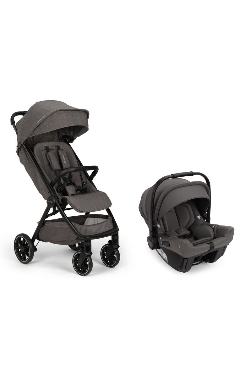 Nuna Urbn Car Seat & TRVL LX Compact Stroller Travel System, Main, color, Pewter