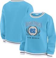WEAR by Erin Andrews Women's WEAR by Erin Andrews Carolina Blue North Carolina Tar Heels Seal Sweatshirt