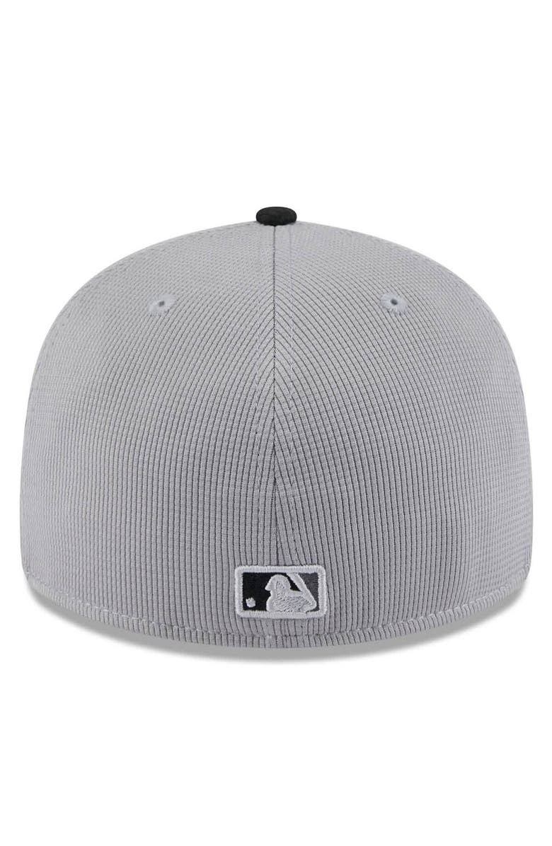 New Era Men's New Era Gray/Black San Francisco Giants 2025 Batting Practice Low Profile 59FIFTY Fitted Hat, Alternate, color,